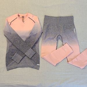 Gymshark Vital Seamless Legging and Shirt Set